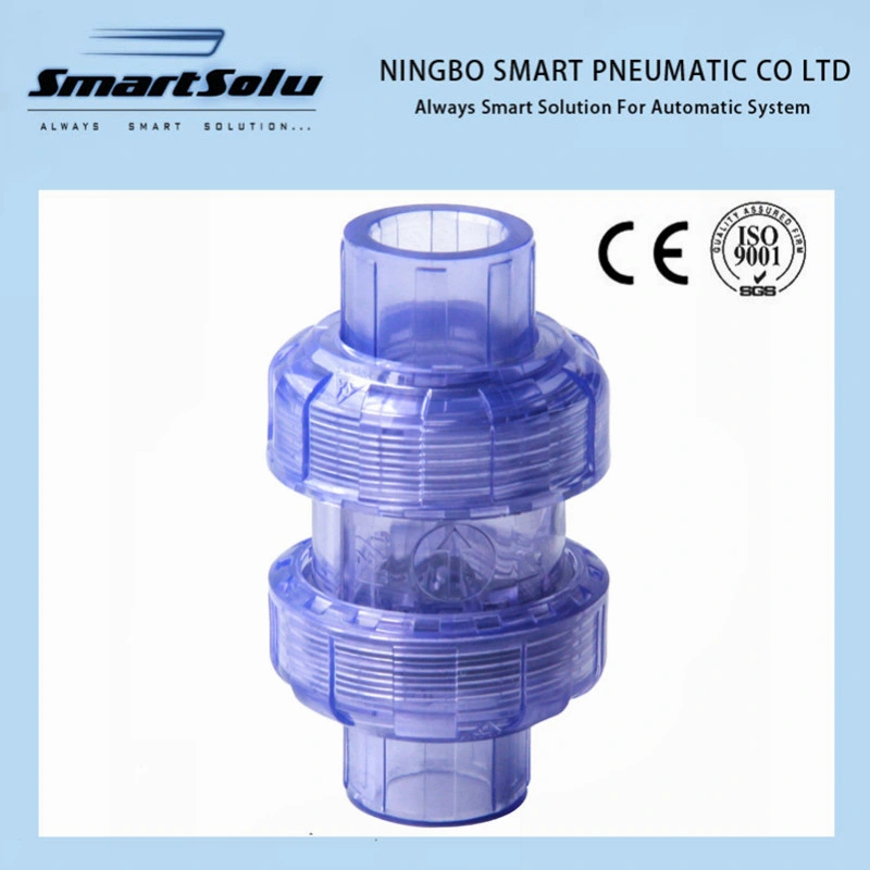 PVC Transparent Check Valve for Water